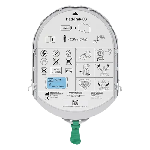 HeartSine AED 2-in-1 batterij & elektroden – PadPak